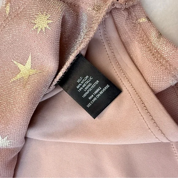 Torrid Starry Pink Shimmer Tank Top - Picture 8 of 8